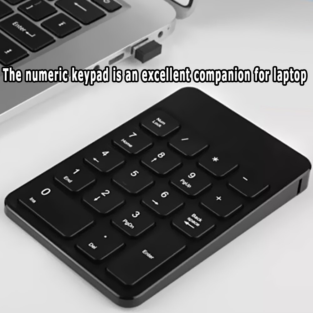 High Quality Sleek Wireless Bluetooth Digital Keypad,Boost Your Input Efficiency