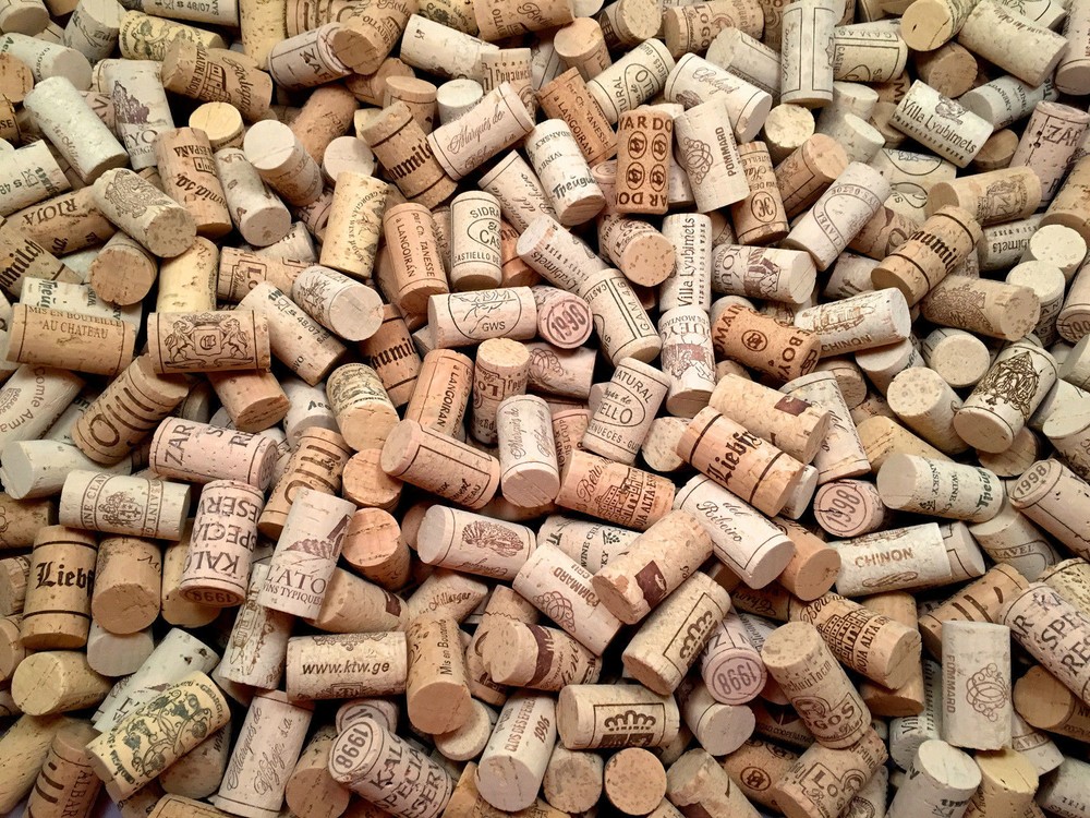 Wine Corks - Natural Used 100 pieces
