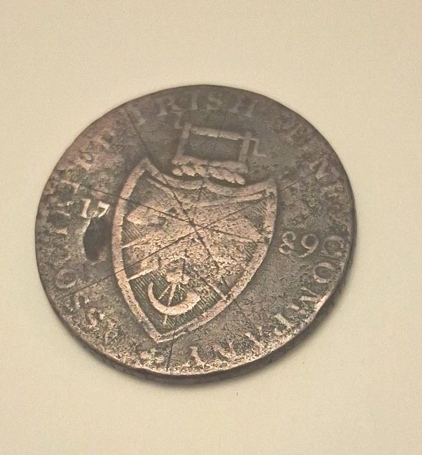 Cronebane Halfpenny Token 1789