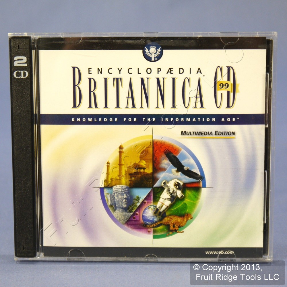 Microsoft Windows PC 95/98/NT Encyclopaedia Britannica CD 99 Multimedia Version