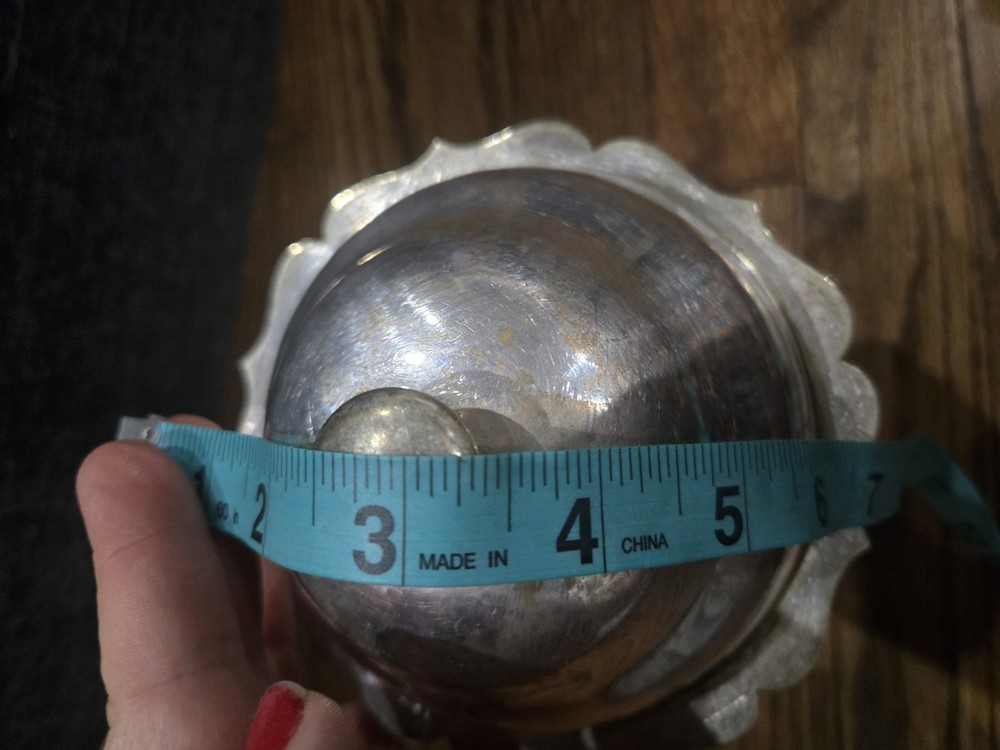 William Hutton & Son Silverplate Egg Coddler With Warmer