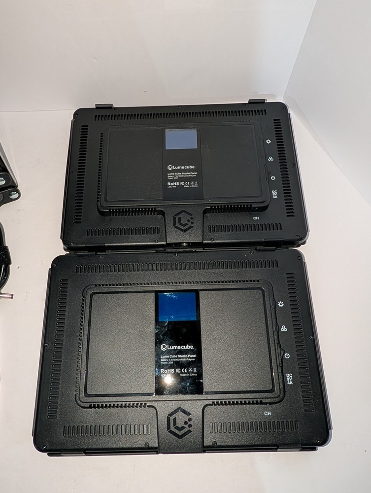 Lume Cube Studio Panel 2-Point Lighting Kit | Edge Lit LED Bicolor Light Pane...