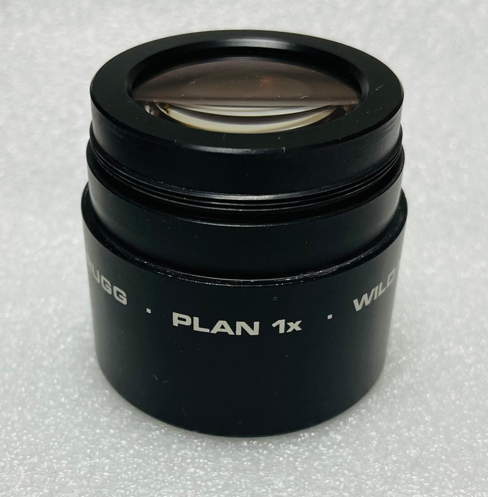 Wild / Leica Plan 1X Stereo Zoom Microscope Objective Lens (60mm Thread Fitment)