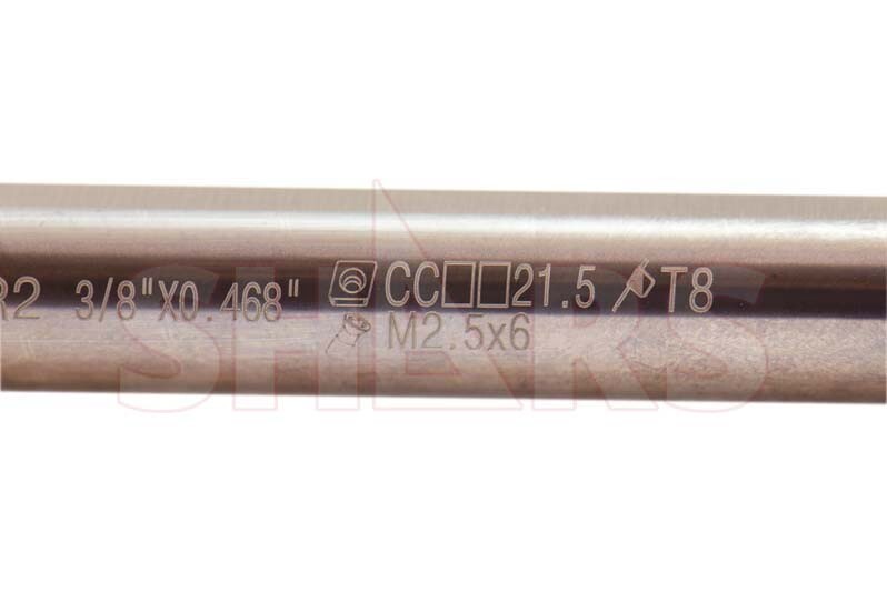 SHARS 3/8 Right Hand SCLCR Coolant Indexable Solid Carbide Boring Bar + Cert S]