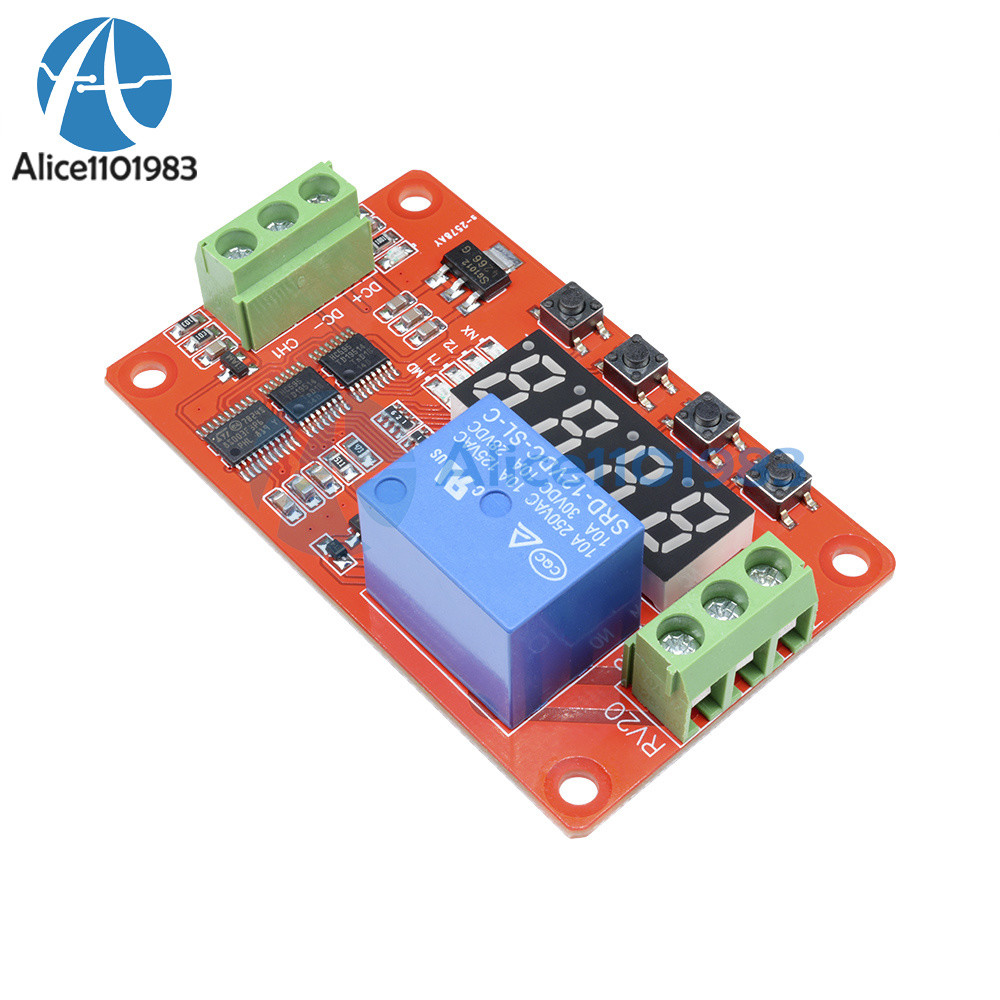 12V Automation Delay Multifunction Self-lock Relay Cycle Timer Module PLC Home