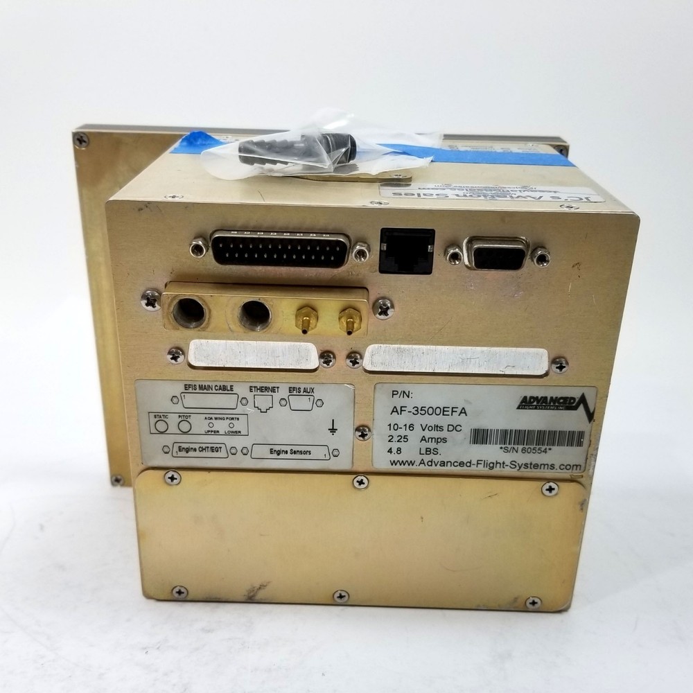 Advanced Flight Systems AF-3500EFA EFIS MFD - Tested Working