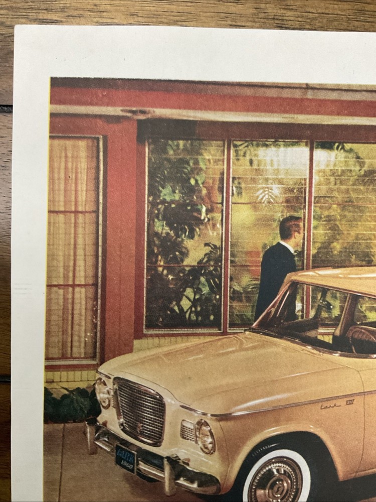 Lark Pert N' Practical Studebaker Print Ad 1960 10x13