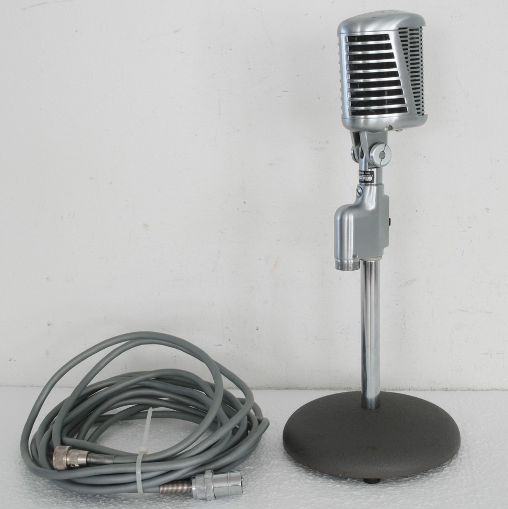 Astatic 77 Dynamic Cardioid Microphone with Stand and Cable