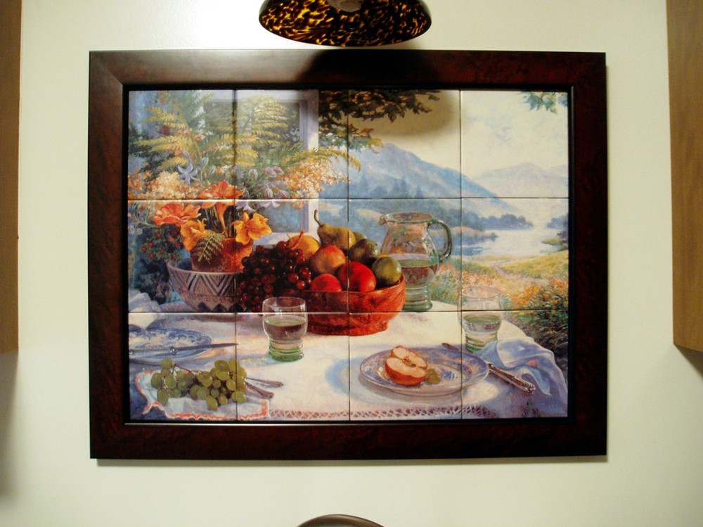 Art Fruit Grape Mural Ceramic Decor Backsplash Tile #43