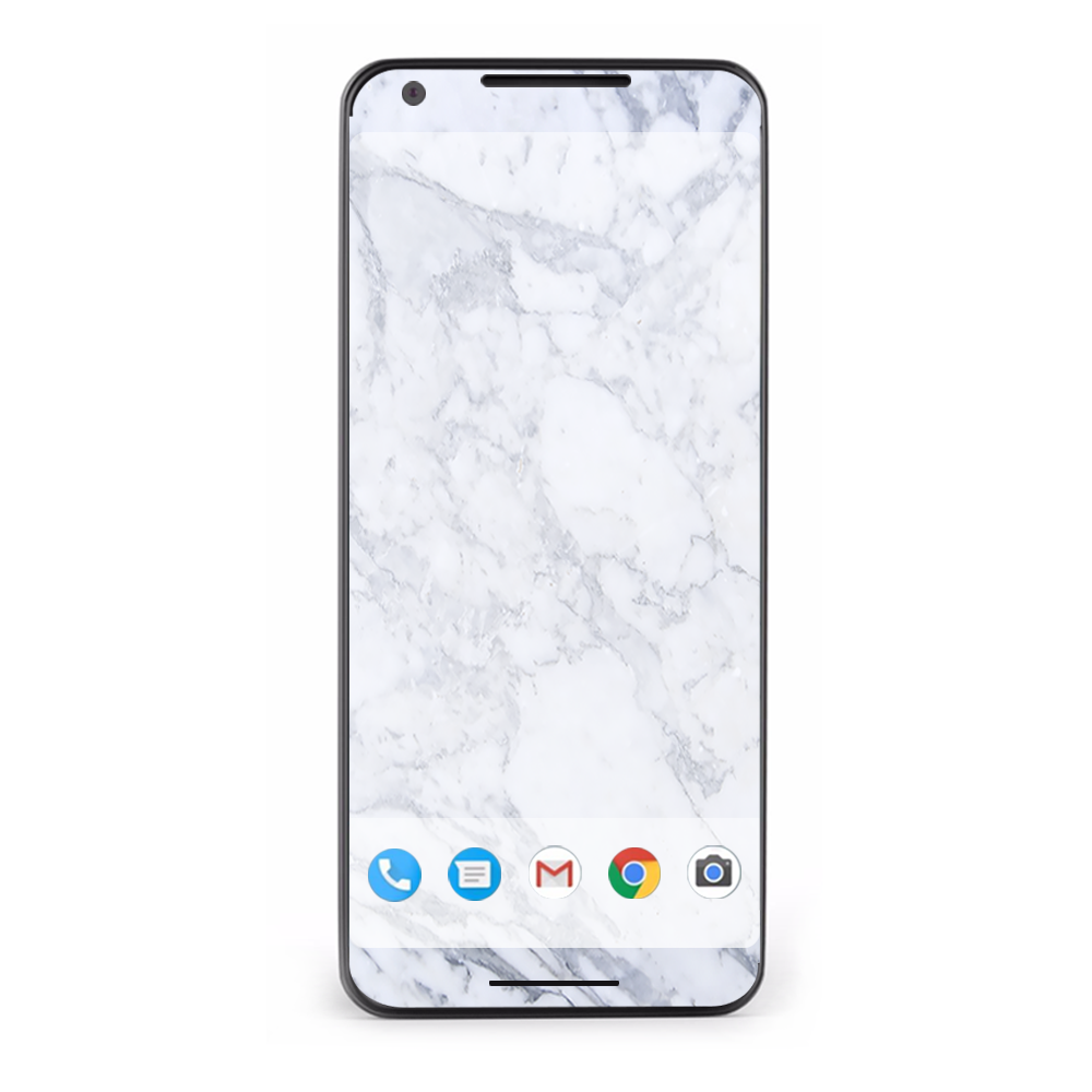Google Pixel 2 Skins Decal Wrap Grey White Standard Marble