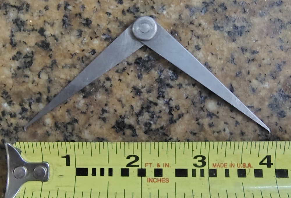 🗽 VINTAGE MINI 4" OD/ ID CALIPER