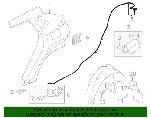 Genuine Hyundai Release Cable 81590-K2000