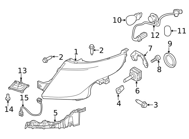 Genuine Ford Socket & Wire BB5Z13A006A