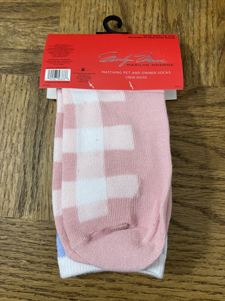 Marilyn Monroe Matching Sock Set For Pet And Owner