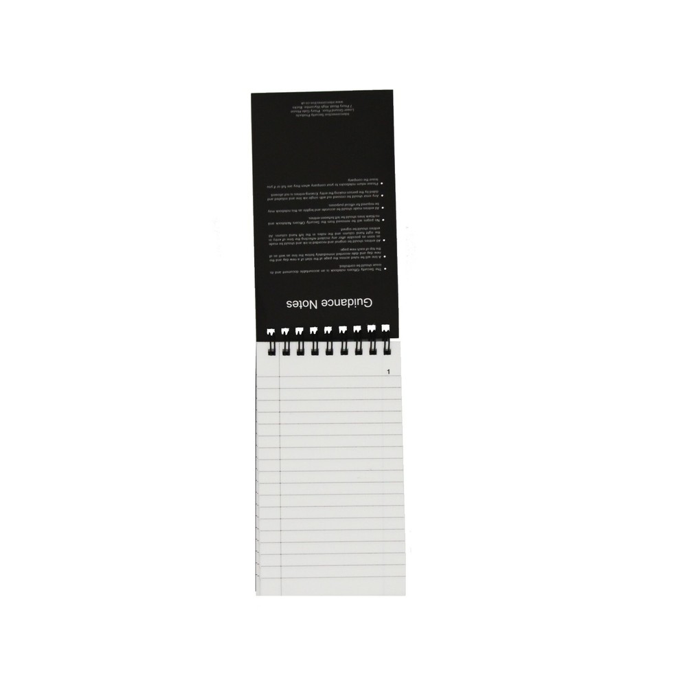 Security Officers Notebook, Serial Numbered, 100 pages, Waterproof, Pocket sized