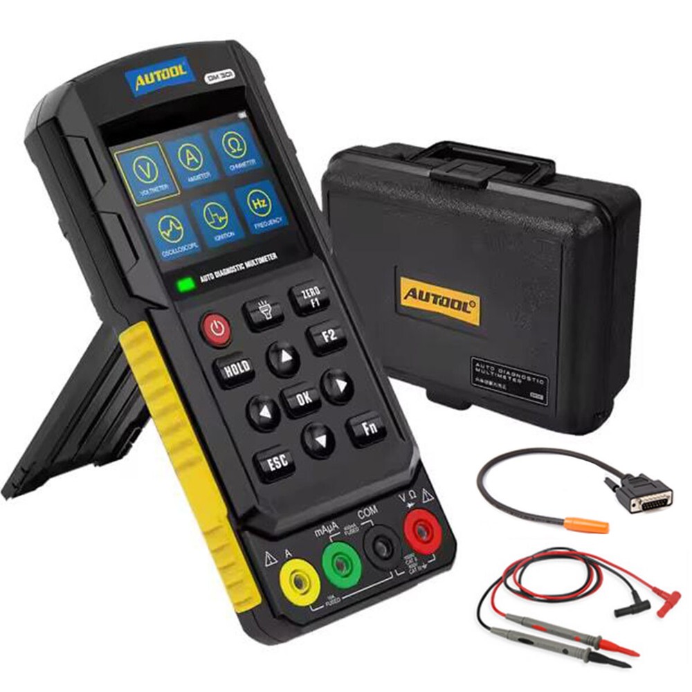 Car Digital Multimeter Oscilloscope AC DC Volt Meter Voltmeter Ammeter Ohmmeter