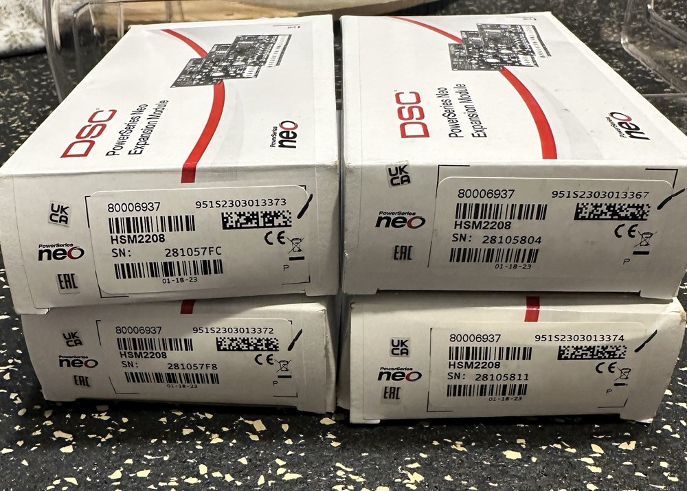 DSC HSM2208 PowerSeries Pro Neo Low Current Output Security Module NEW