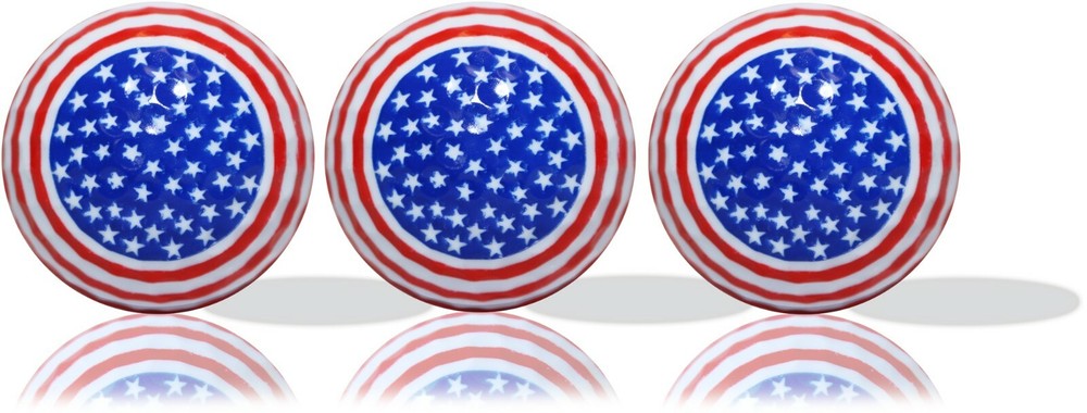 Stars and Stripes Golf Balls 3 pack - Perfect Gift Idea!
