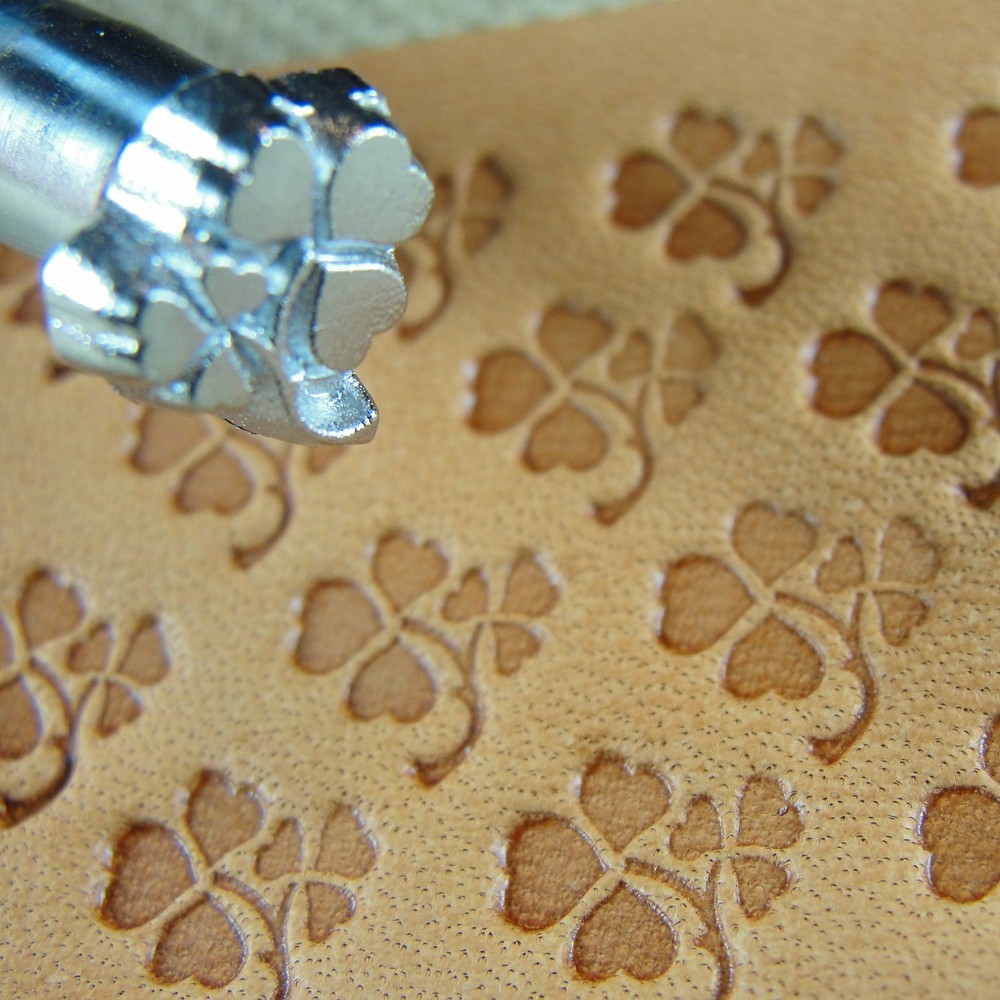 Craft Japan - #E377 Clover Leaf Stamp (Leather Stamping Tool)