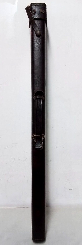 Vintage Brunswick Leather Pool Cue Hard Case