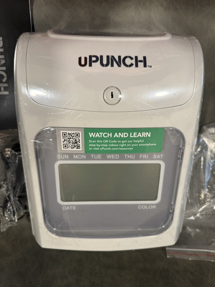 UPunch Electronic Time Clock w/Accessories HN4000