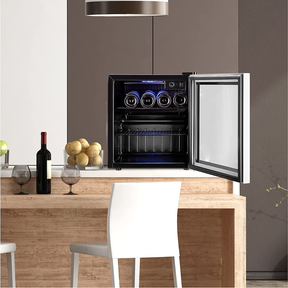 HBN Mini Beverage Refrigerator - 1.6Cu Ft/ 60 Can Beverage Cooler