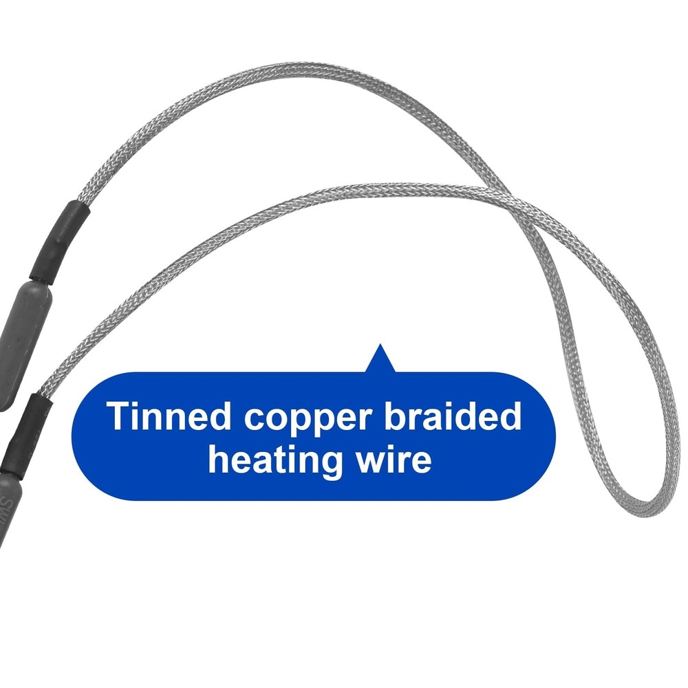 SH201 Drain and Door Braided Aluminum Heater for Samsung and most supco refri...