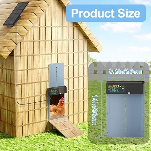 Automatic Chicken Coop Door Solar: Automatic Chicken Door - Solar