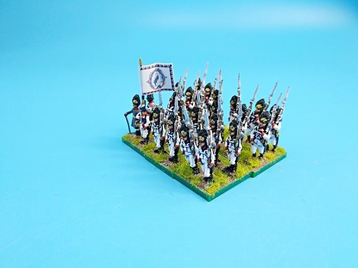 15mm Napoleonic painted Austria German Grenadier Marching Au03