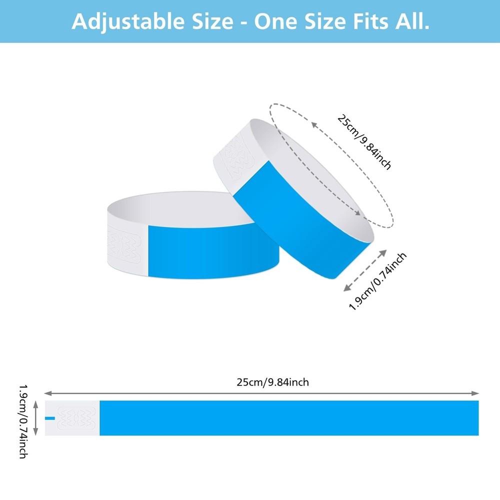 ASTARON ID Wristbands Blue