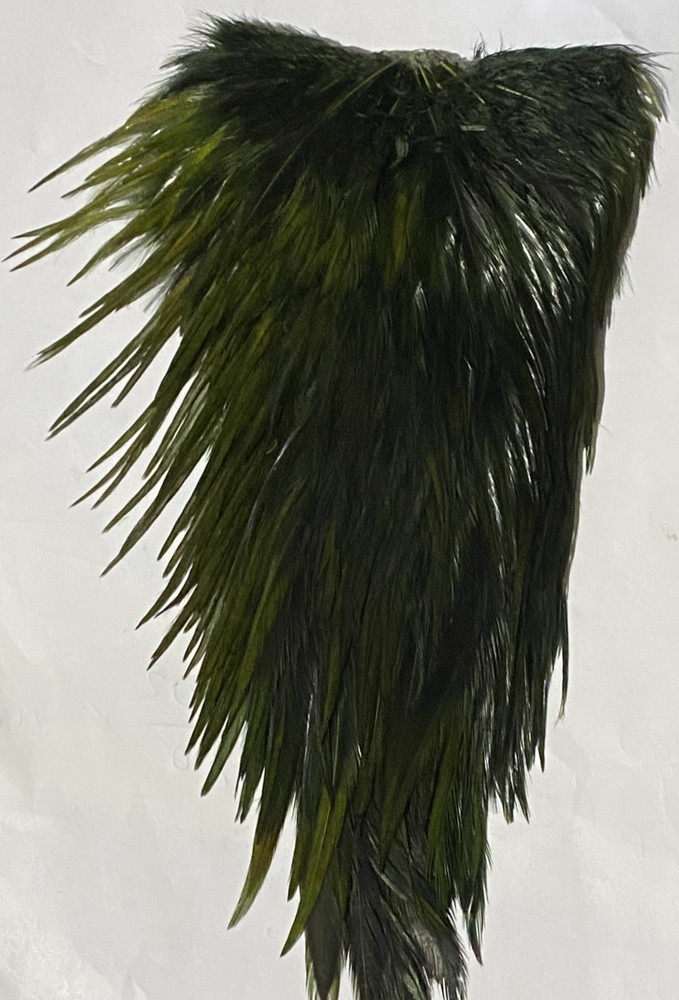 Indian Cock Saddle Dark Olive