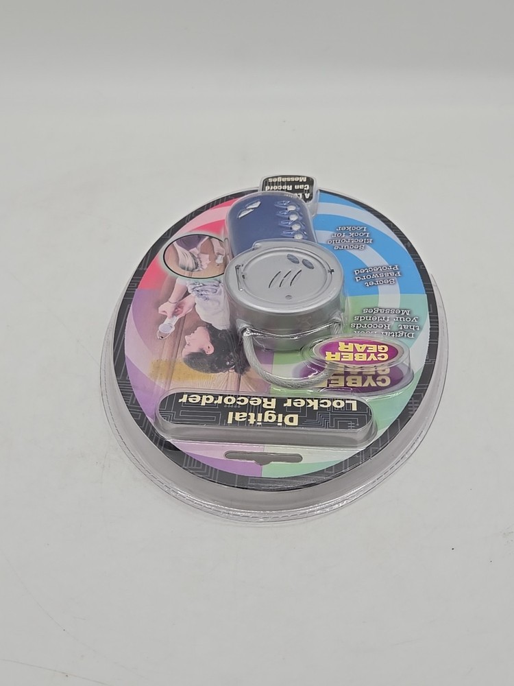 Cyber Gear Digital Locker Recorder Lock That Can Record Messages NEW