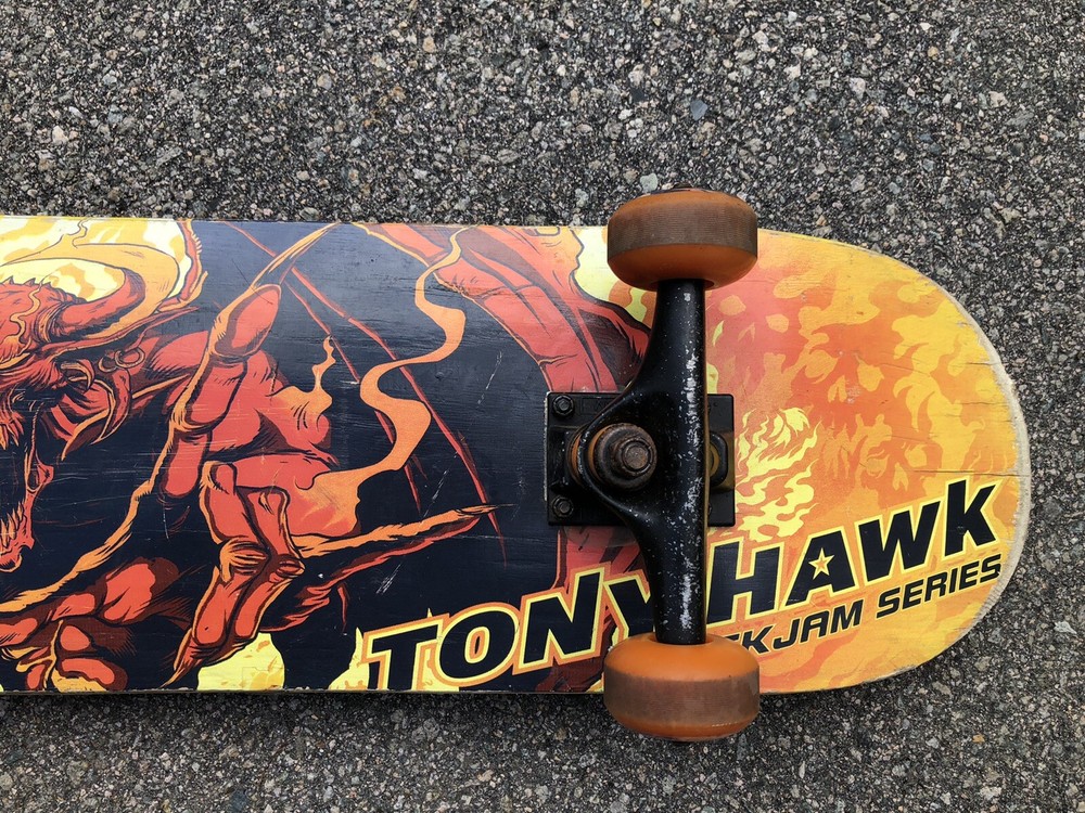 Tony Hawk Skateboard Huckjam Huck Jam Series Red Devil Demon