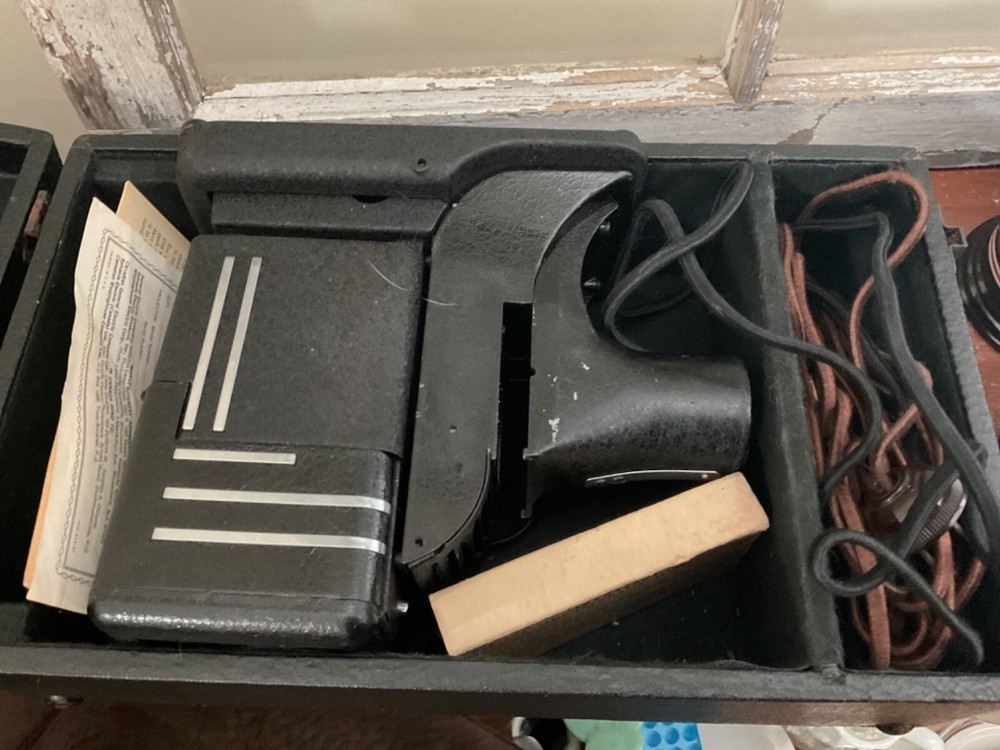 Vintage Slide Projector + Case Miniature Projector Model DK