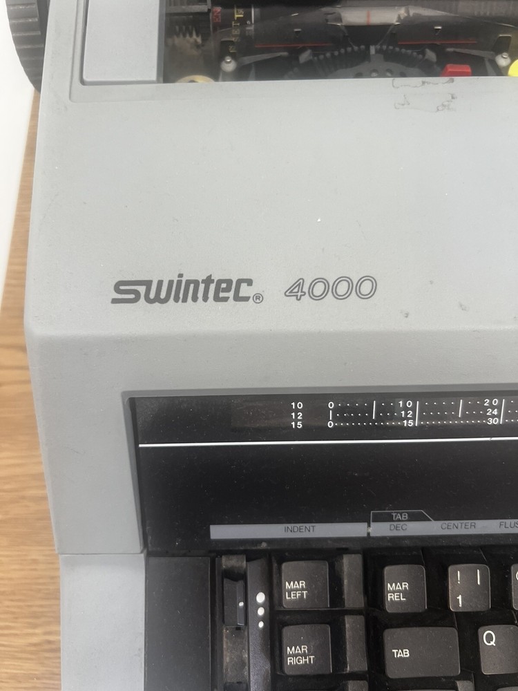 swintec typewriter 4000