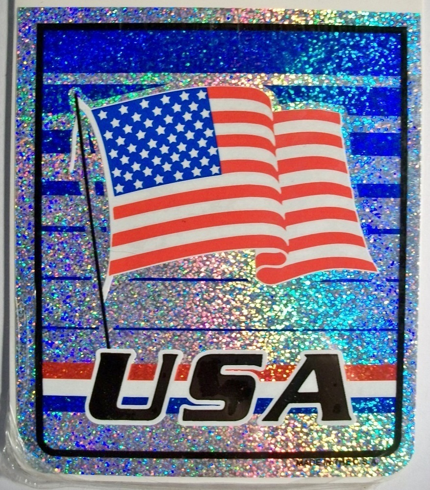 USA Vinyl Reflective Souvenir Decal