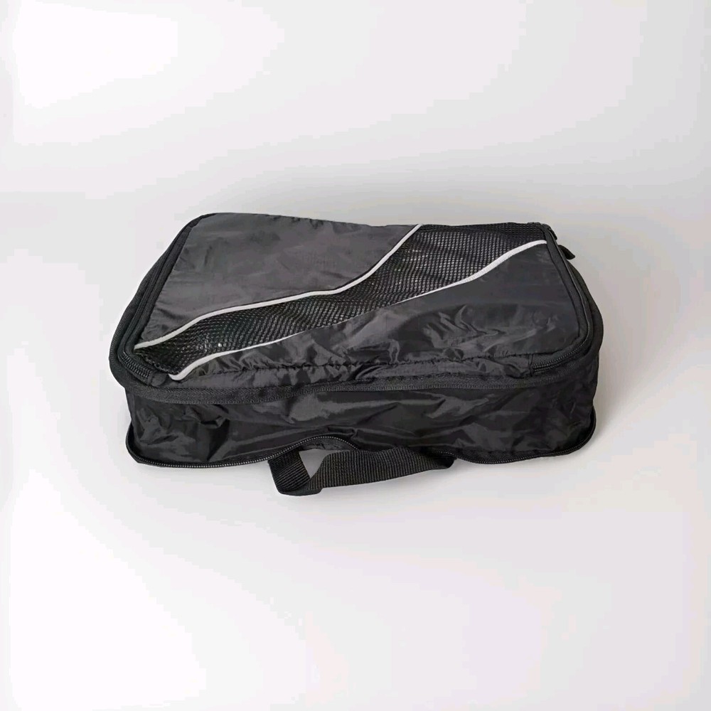 TravelWise Packing Cube System - Durable 4 Piece Weekender Plus Set (Black) New