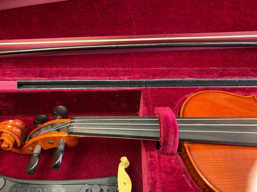 Leon Albert Student Violin 4/4 Contate Case and Bow