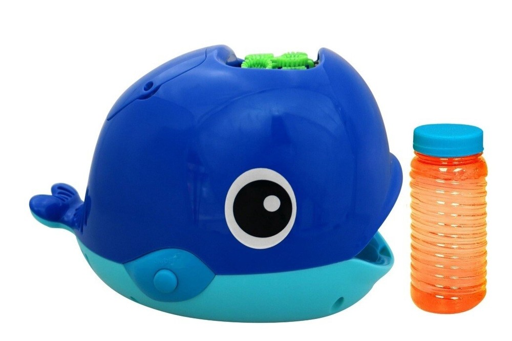 Play Day Bubble Whale Battery Operated Bubble Maker, Bubble Blowing Machine