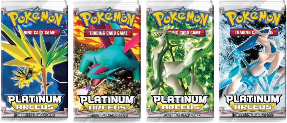 ☘️🔥💧⚡️ Platinum ARCEUS Set | Authentic Booster Pack⚡️💧🔥☘️ NO POKEMON CARDS