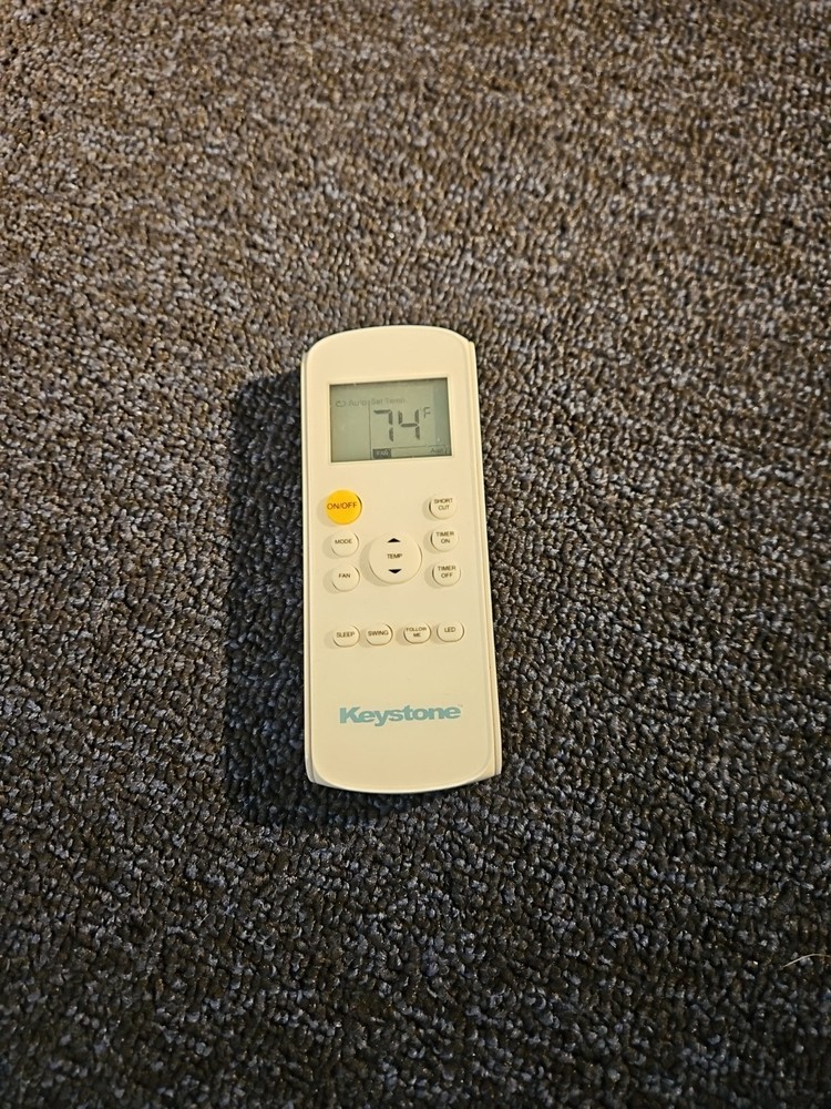 TESTED WORKS Keystone Air Conditioner Remote Control Model RG57H4(B)/BGEFU1