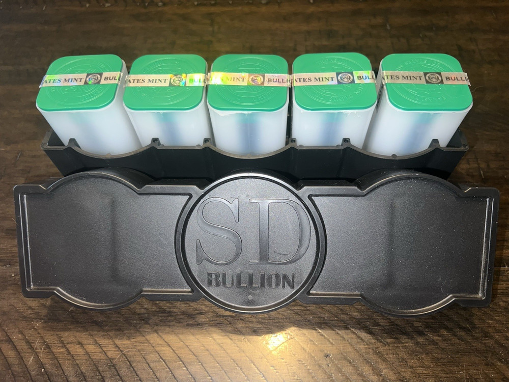 SD Bullion Mini-Monster Box - With (5) Empty US Mint Silver Eagle Tubes