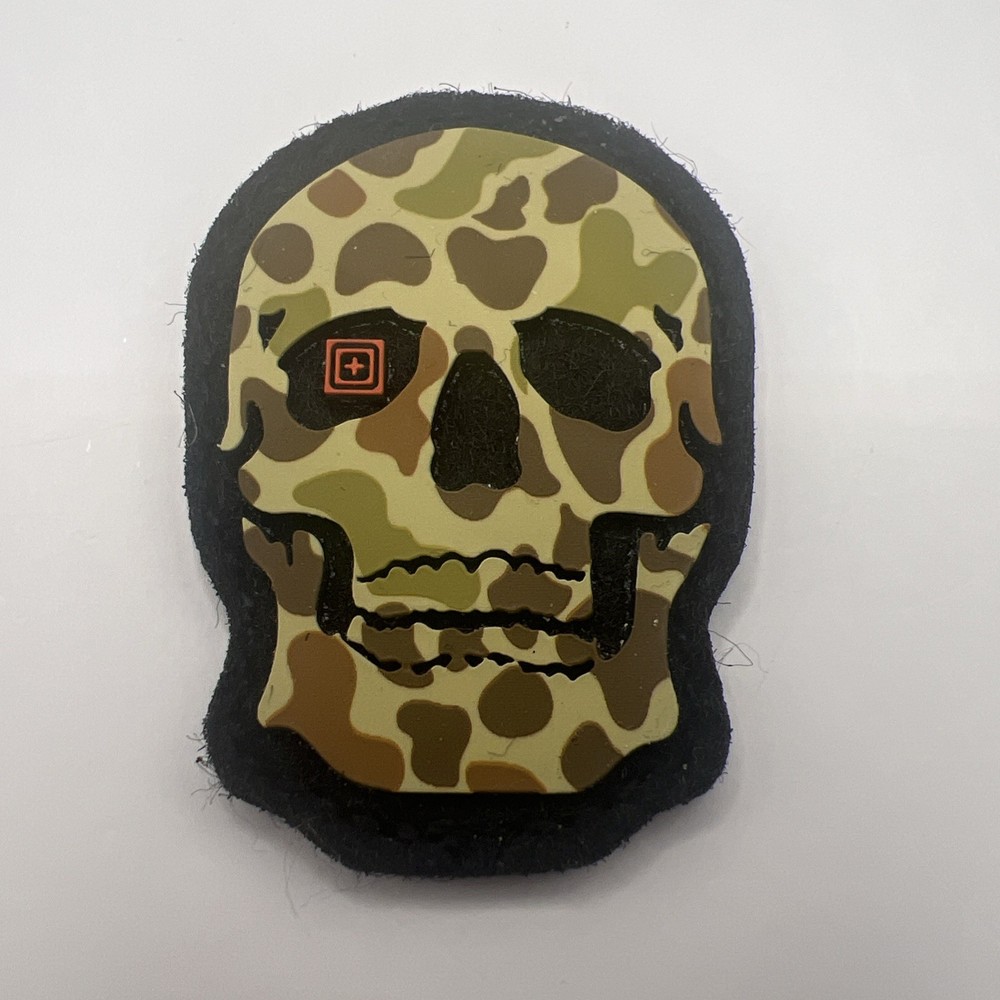 5.11 Tactical Painted Camo Skull Patch (Mini)