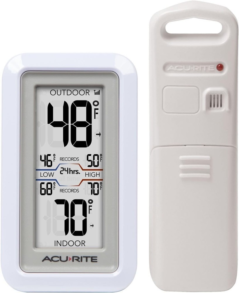 02049 Digital Thermometer White