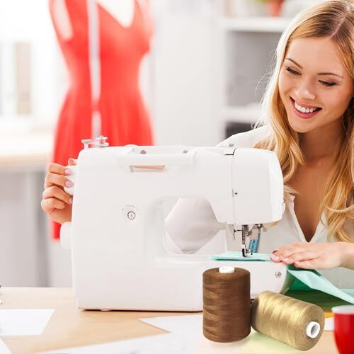 All Purpose Sewing Thread, Thread for Sewing Machine, 6 Spools Each 1000 Yards