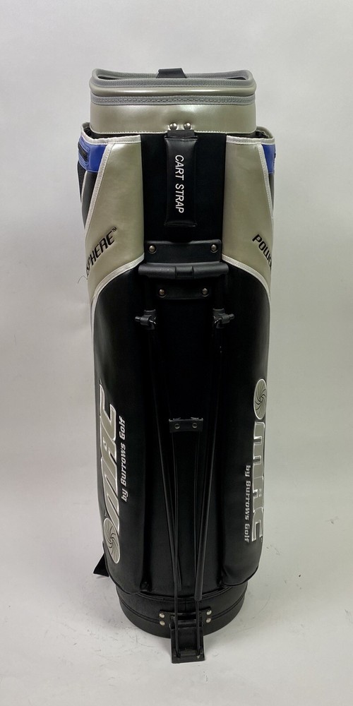 Burrows Golf MAC PowerSphere Custom Fitting System Stand Golf Bag Black/Blue
