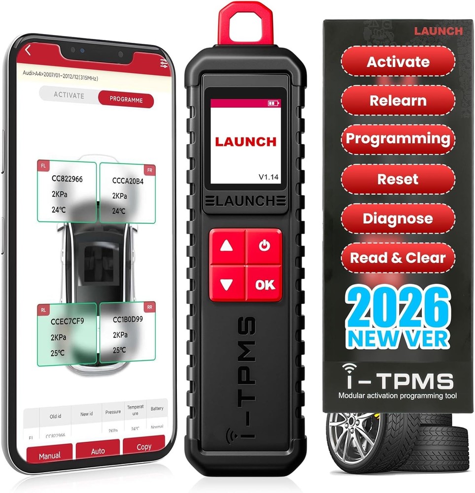 LAUNCH X431 i-TPMS Car TPMS Tire Pressure Sensor Activator Programming Learning