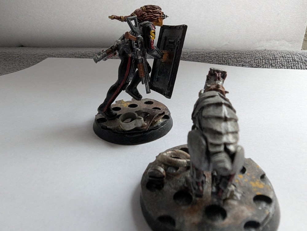 Games Workshop Warhammer 40K 54mm Inquisitor Enforcer Barbaretta Painted OOP