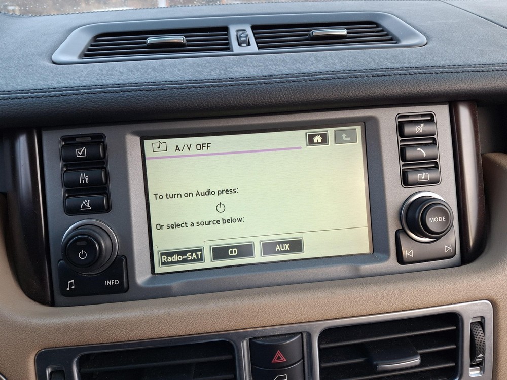 2005-2009 Land Rover Range Rover Information Display Screen w/ Navigation TESTED