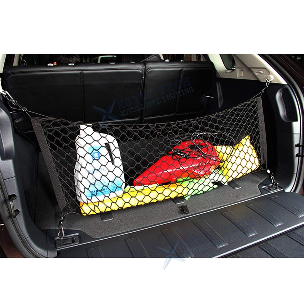 Fit SUBARU FORESTER 1998-2026 Elastic Trunk Mesh Storage Double Layer Cargo Net